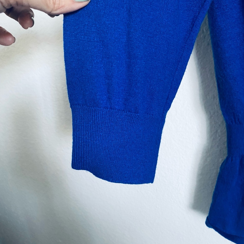 Ann Taylor Vibrant Blue Knit Top - Picture 4 of 10